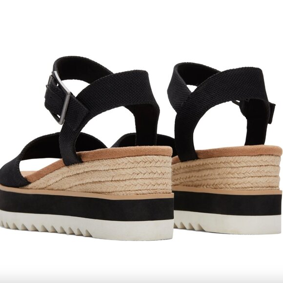 Toms Womens Diana Espadrille Wedge Sandal Sz 9US / 7UK - Picture 8 of 11